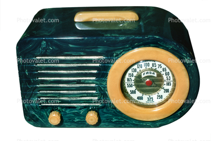 FADA Radio, Art Deco, "Bullet" Streamliner Model 1000, Catalin, marble finish, 1940s, photo-object, object, cut-out, cutout, photo object