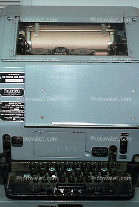 AN/FGC-9, Teletype, Teleprinter Teletypewriter, TTY, Keyboard