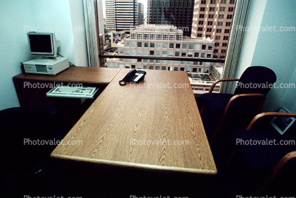 Keypad, Merlin System, Desk Set, office, chairs