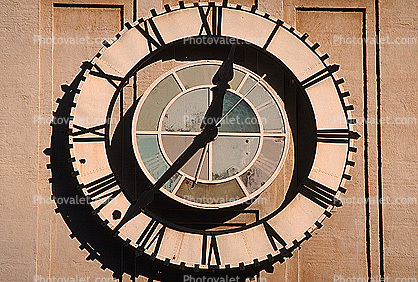 Ferry Building Clock, San Francisco, Round, Circular, Circle, roman numerals