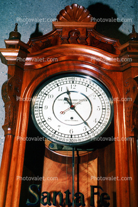 Grandfather Clock, wood, Santa-Fe