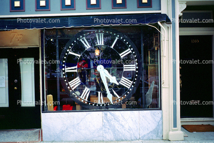 Clock, outdoor clock, outside, exterior, building, roman numerals