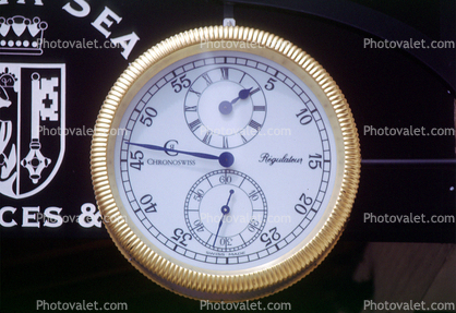 Clock, Round, Circular, Circle, Golden Stopwatch
