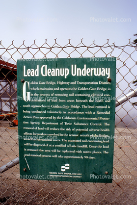 Lead Cleanup Underway