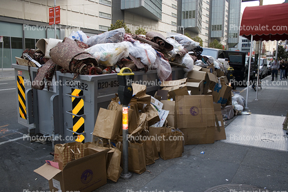 Dumpster outside Buca de Bepo