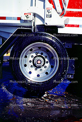 Wheel and Tire, Garbage Truck, Dump Truck