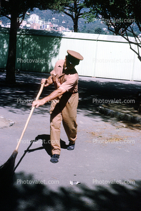 Sweeping the Sidewalk