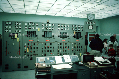 Control Room, Ross Lake Dam, June 1991