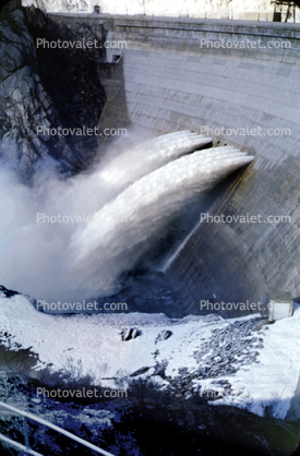 Arrow Rock Dam, concrete arch dam, Boise River