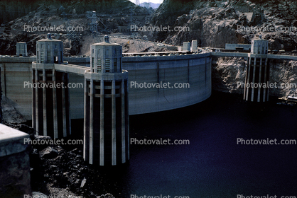 Water Intake Tower, Hoover Dam, August 1964, 1960s