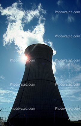 Hyperboloid Towers, Cooling Tower, Rancho Seco Nuclear Power Plant