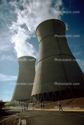 Hyperboloid Towers, Cooling Towers, Rancho Seco Nuclear Power Plant