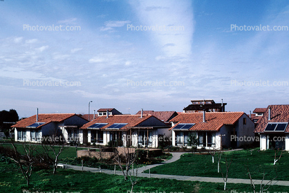Homes, houses, buildings, Passive Solar Panels