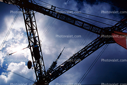 Sutro Tower, looking up, Antenna, Structural system Truss tower, telecommunications, telecom