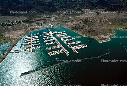 docks, harbor, Lake Mead, Boulder, Nevada