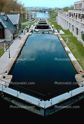 Waterway, The Rideau Canal, Locks, Steps, Ottawa River
