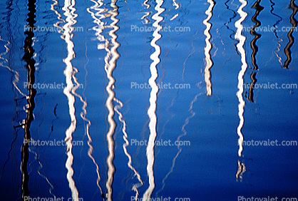 Mast Reflections, Water