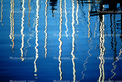 Mast Reflections, Water