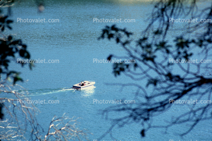 Motorboat, Lake Sonoma, Reservoir, Sonoma County, California