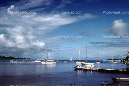 Harbor, Dock, Bora Bora, Tahiti