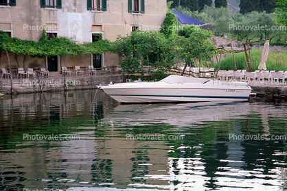 Speedboat, San Vigilio, Italy