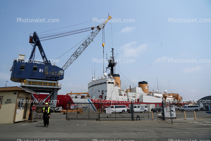 Coast Guard Cutter, Ship, Crane