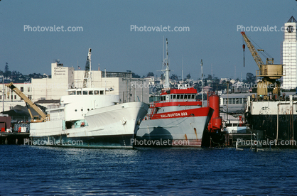 Halliburton 222, Multi Purpose Offshore Supply Ship, IMO: 7814553, Naval Base Point Loma docks