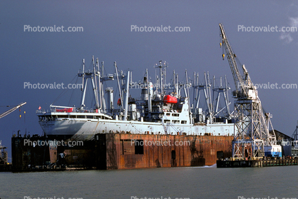 Cape Gibson IMO: 6821614, Cargo Ship, Floating Drydock, raft, Cranes