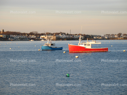 redhull, redboat, Church, village, Newport, Rhode Island