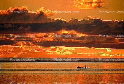 Sunset over the Lagoon, Moorea