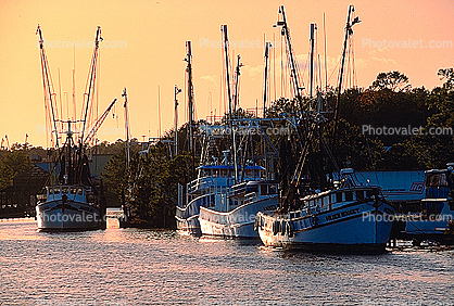 Bayou La Batre, Alabama, Dock, Harbor