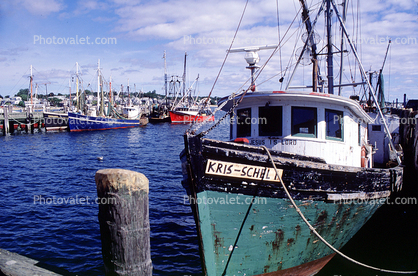 Kris-Schel, Fishing Boat, Dock, Harbor, Provincetown, Cape Cod, Massachusetts