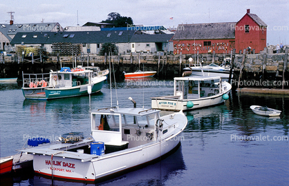 Buildings, dock, harbor, Massachusetts
