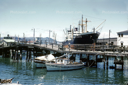 Docks, Fishermans Wharf, 1947, 1940s