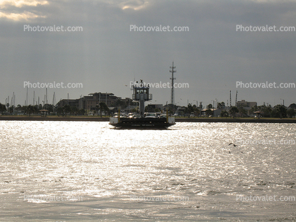 J.C. Dingwall, Car Ferry, Galveston Harbor, Ferry, Ferryboat, head-on