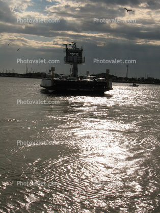 J.C. Dingwall, Car Ferry, Galveston Harbor, Ferry, Ferryboat
