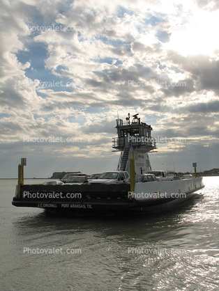 J.C. Dingwall, Car Ferry, Galveston Harbor, Ferry, Ferryboat