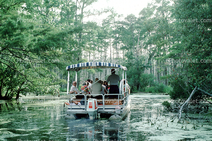 swamp boat, Houma, wetlands, bayou