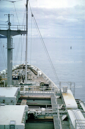 Ships Bow, Mast, near Buenaventura, 1950s