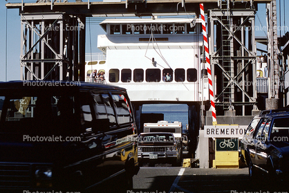 Car Ferry, Seattle Harbor, Ferry, Ferryboat, Harbor, to Bremerton