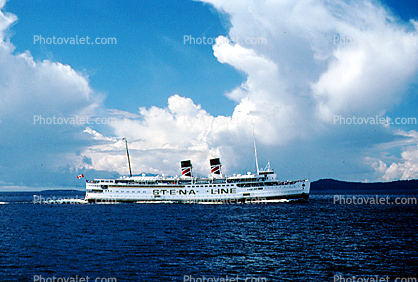 Stena Line Ferry boat, ferries, clouds, cumulonimbus cloud