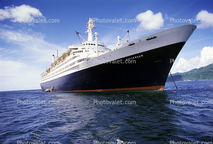 Bow, Cruiseship SS Rotterdam, IMO 5301019