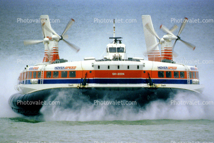 GH-2040 Swift, SH.2, HoverSpeed, Hover Speed, Hovercraft, Air Cushion Vehicle, head-on, Propellers, SRN4