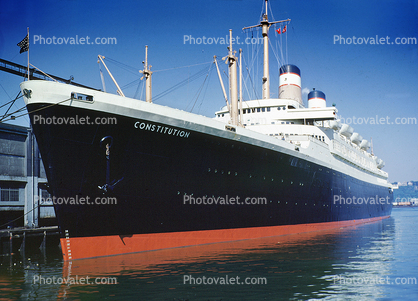 Cruise Ship Constitution, Bow, Ocean Liner, IMO: 5078882 