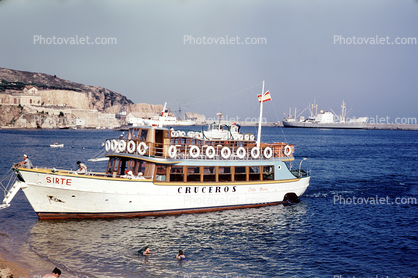 Excursion Boat, Sirte Cruceros, Costa Brava, Catalonia, 1950s