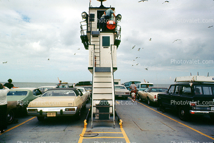 Car Ferry, Vehicles, automobile, Ferryboat, 1974, 1970s