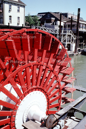 Delta King, paddle wheel steamboat on the Sacramento River