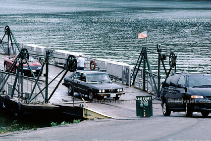 BMW 325, Car Ferry, Vehicle, automobile, Ferryboat, Cincinnati