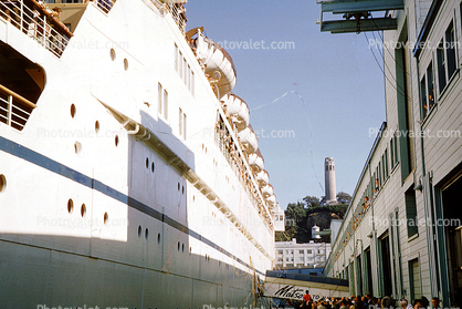 Lifeboats, Portholes, Matsonia, Cruise Ship, 1963, 1960s, IMO: 5229223