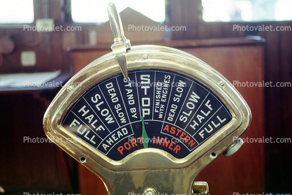 Engine Order Telegraph, speed control